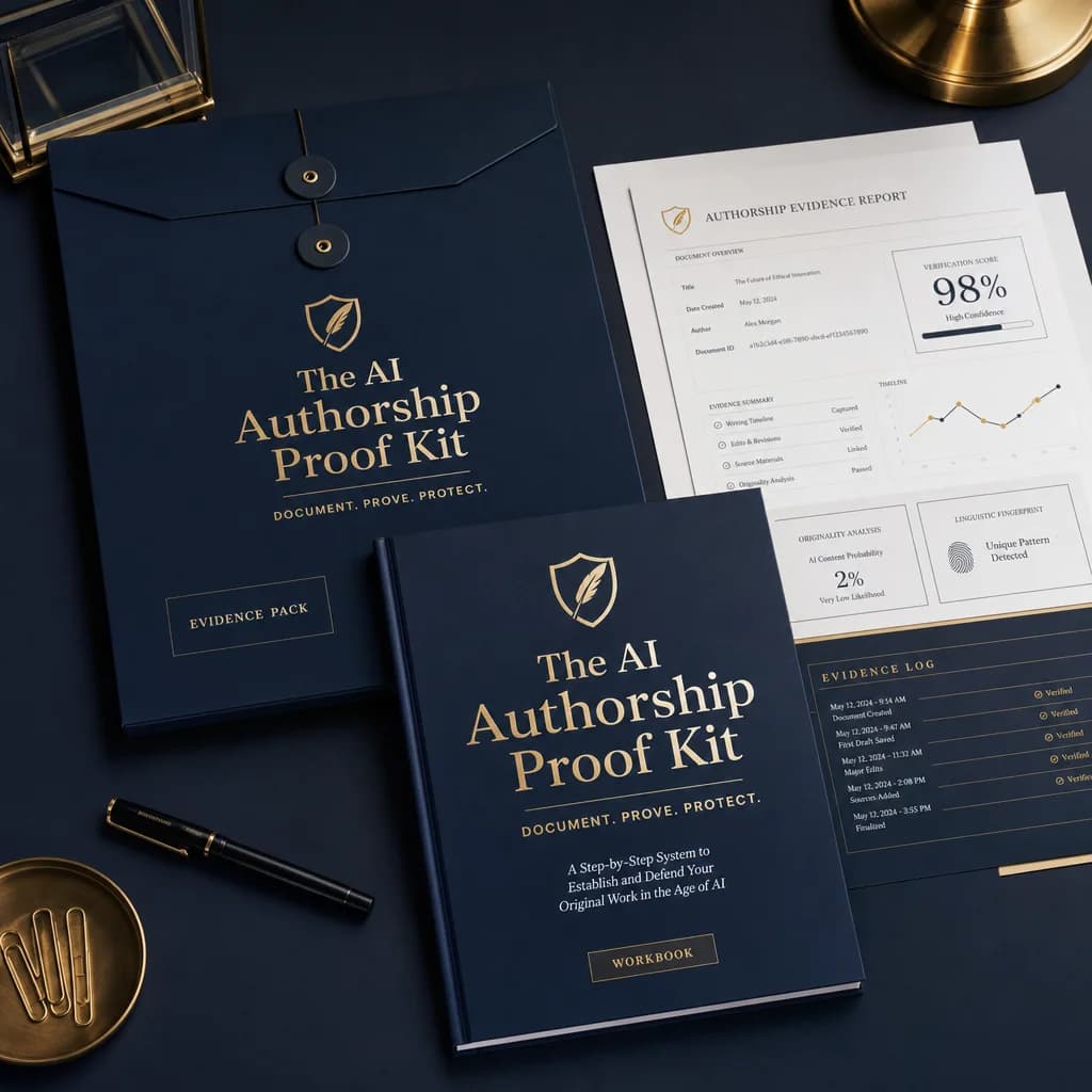 The AI Authorship Proof Kit presentation